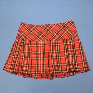 Plaid Mini Skirt